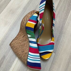 Colorful Striped Wedge